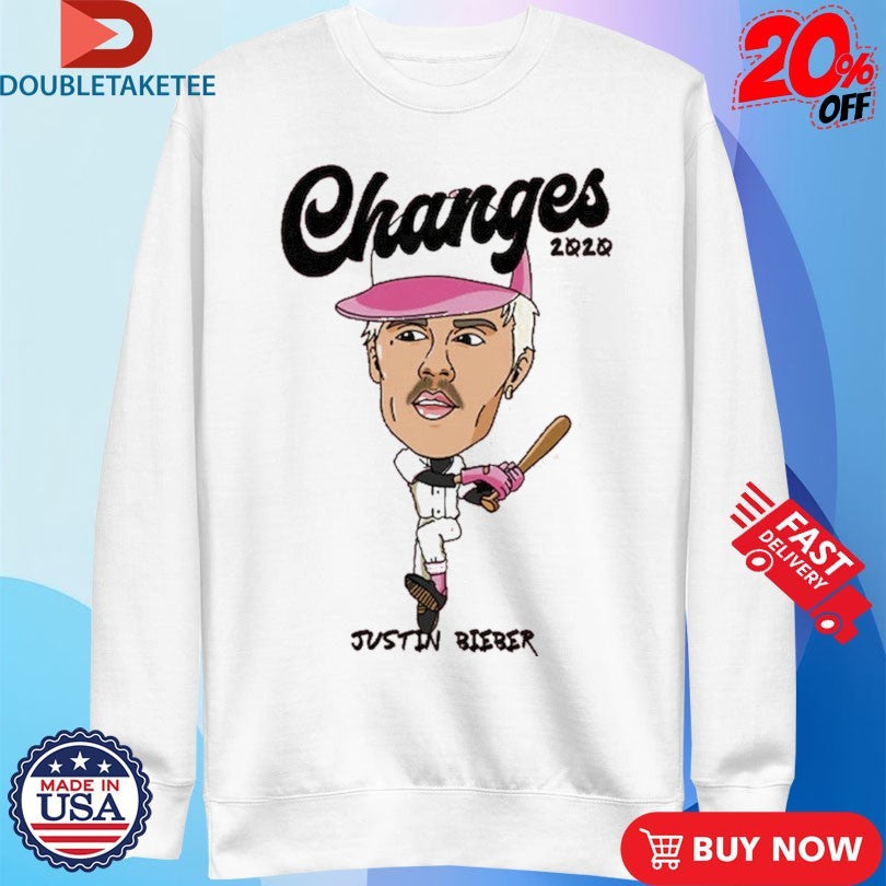 Justin Bieber Changes Baseball Shirts