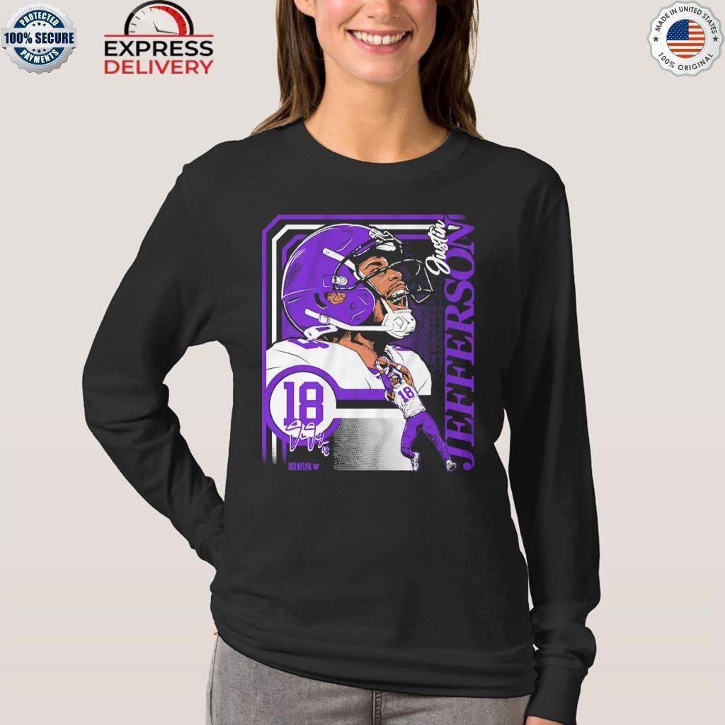 Justin Jefferson Collage Frame Shirt