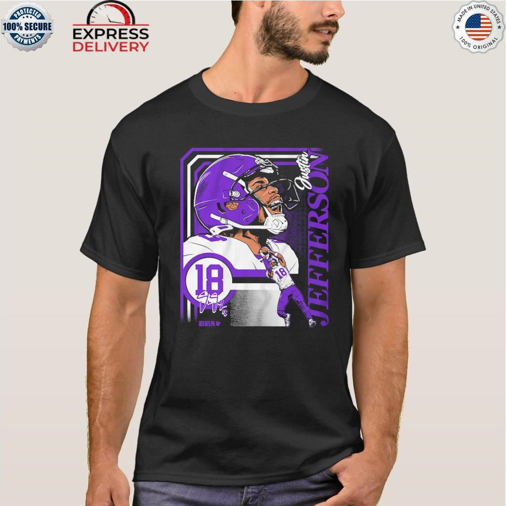 Justin Jefferson Collage Frame Shirt