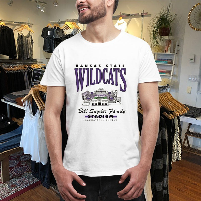 K-State Wildcats Bill Snyder Family Manhattan B-Unlimited Football Stadium Shirts