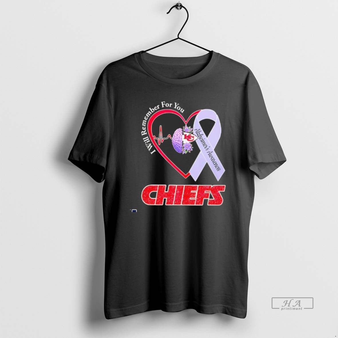 Official Kansas City Chiefs I Will Remember For You Alzheimers Awareness T-Shirts, Hoodie, Sweatshirt | InkRitualCo.com