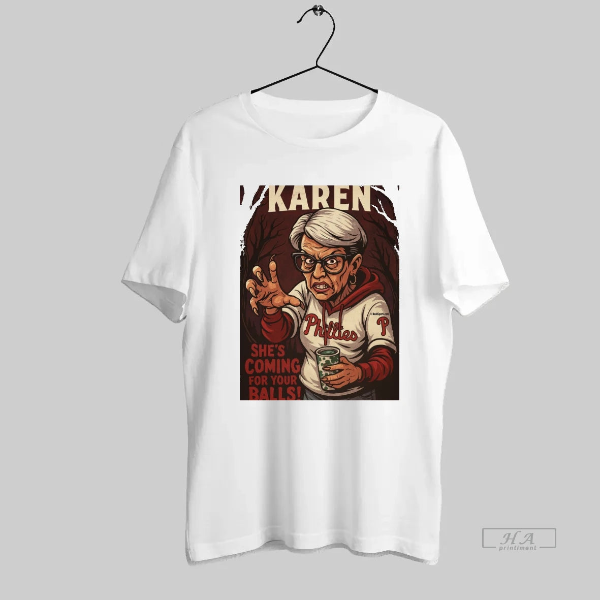 Official Karen Shes Coming For Your Balls Philadelphia Phillies Mlb T-Shirts, Hoodie, Sweatshirt | InkRitualCo.com