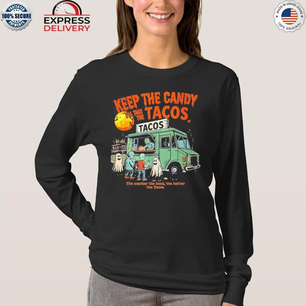 Keep The Candy I’ll Take The Tacos Halloween 2025 Shirt