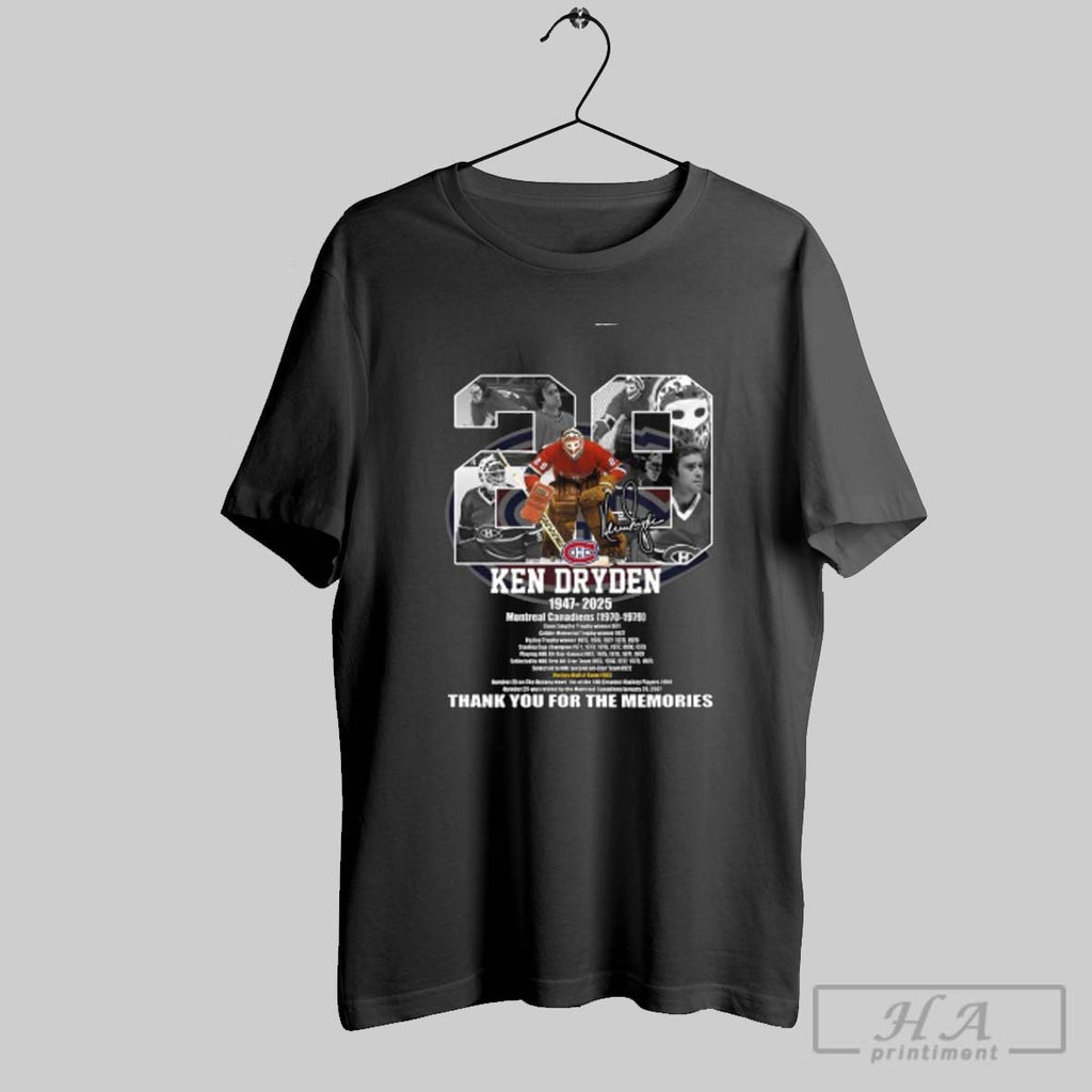 Official Ken Dryden 1947 2025 Montreal Canadiens Thank You For The Memories T-Shirts, Hoodie, Sweatshirt | InkRitualCo.com