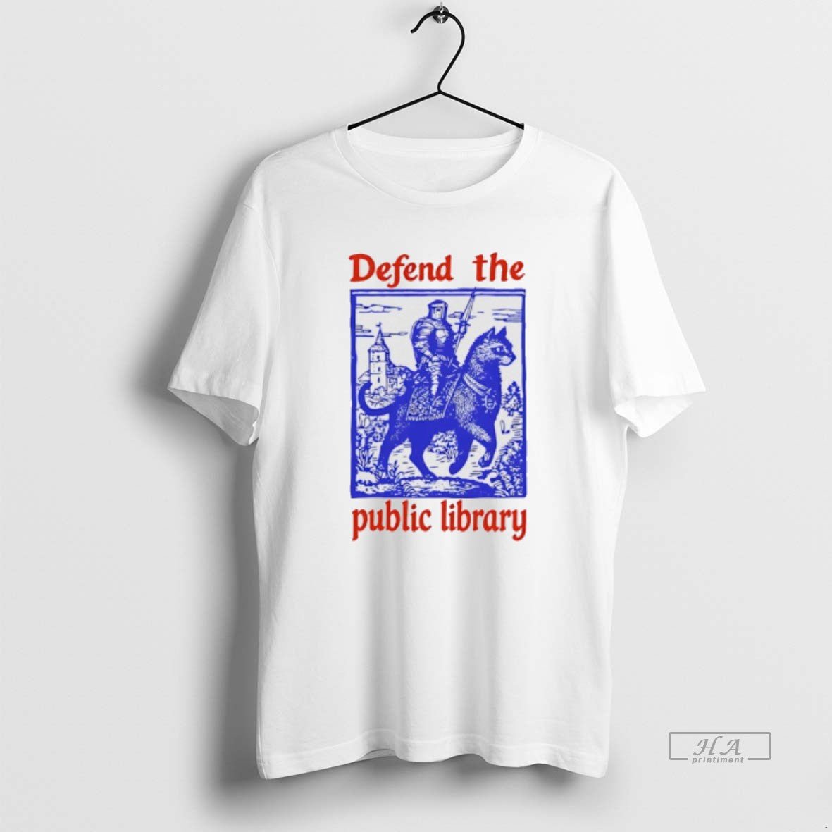 Official Knight Cat Defend The Public Library T-Shirts, Hoodie, Sweatshirt | InkRitualCo.com