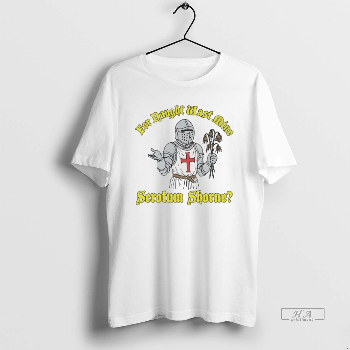 Official Knight For Naught Wast Mine Scrotum Shorne T-Shirts, Hoodie, Sweatshirt | InkRitualCo.com