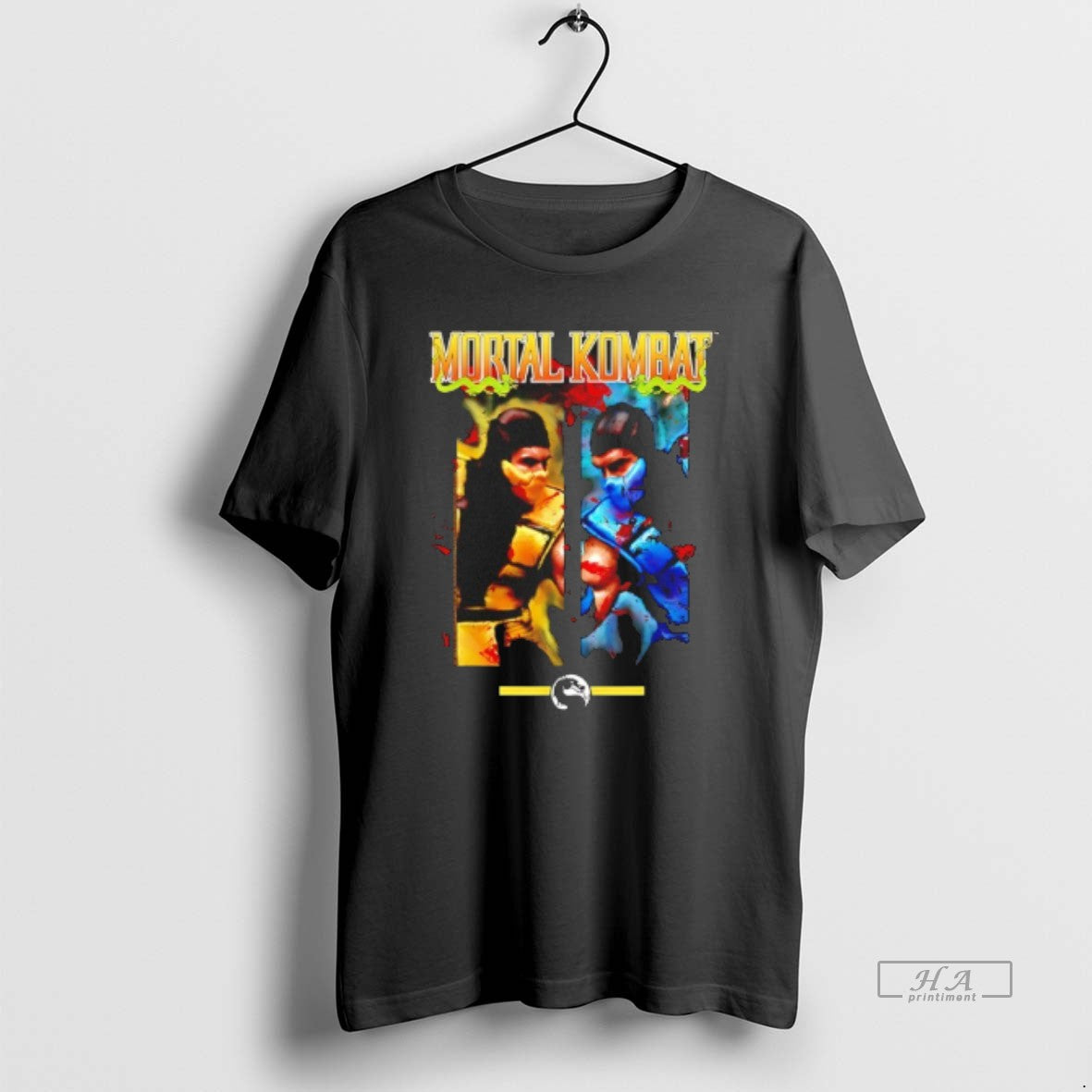 Official Kombat Scorpion Vs Sub Zero Face Off T-Shirts, Hoodie, Sweatshirt | InkRitualCo.com