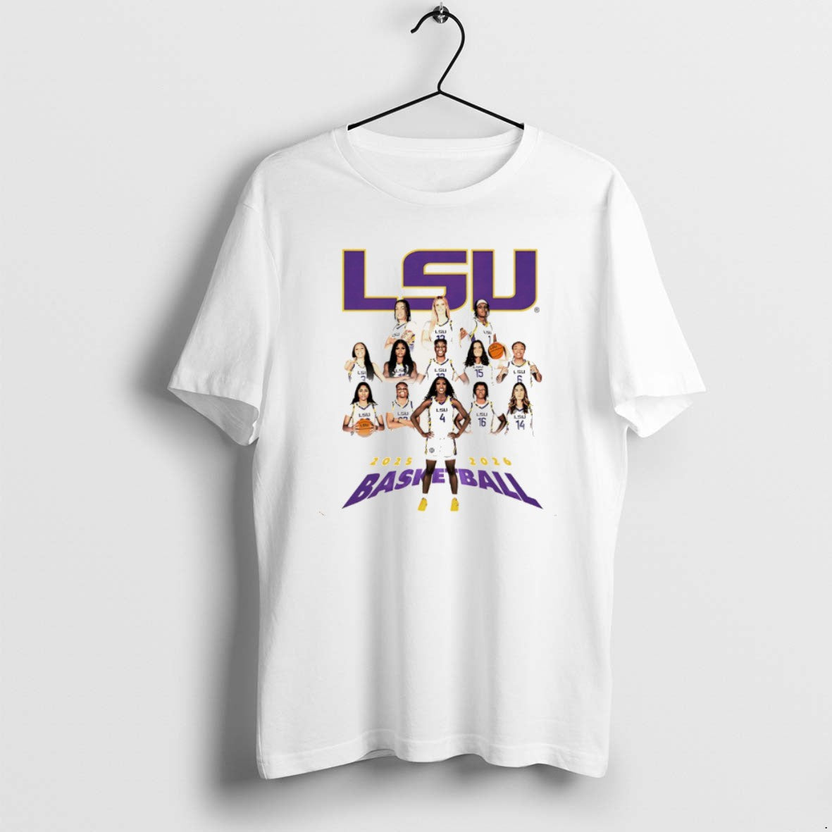 Official Lsu Womens Basketball 2025 2026 Team Collage Christmas T-Shirts, Hoodie, Sweatshirt | InkRitualCo.com