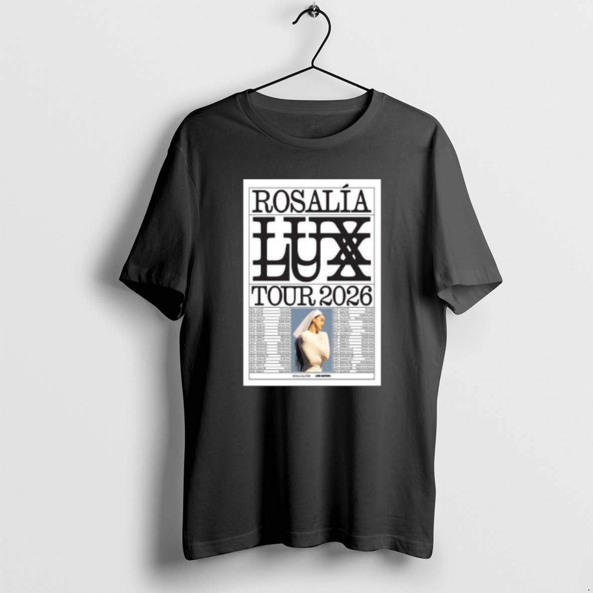 Official La Rosalia Lux Tour Show 2026 Circle Black T-Shirts, Hoodie, Sweatshirt | InkRitualCo.com