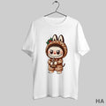 Official Labubu Wearing White Rabbit Costume Holding Baseball Bat T-Shirts, Hoodie, Sweatshirt | InkRitualCo.com