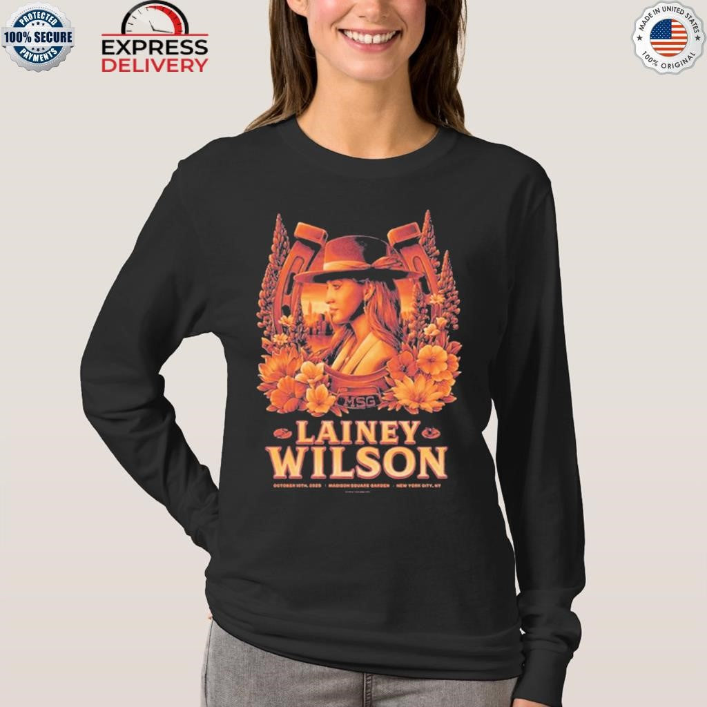 Lainey Wilson Tour Madison Square Garden Oct 10 2025 Shirt