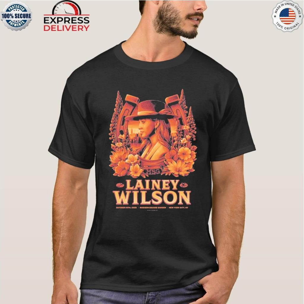 Lainey Wilson Tour Madison Square Garden Oct 10 2025 Shirt