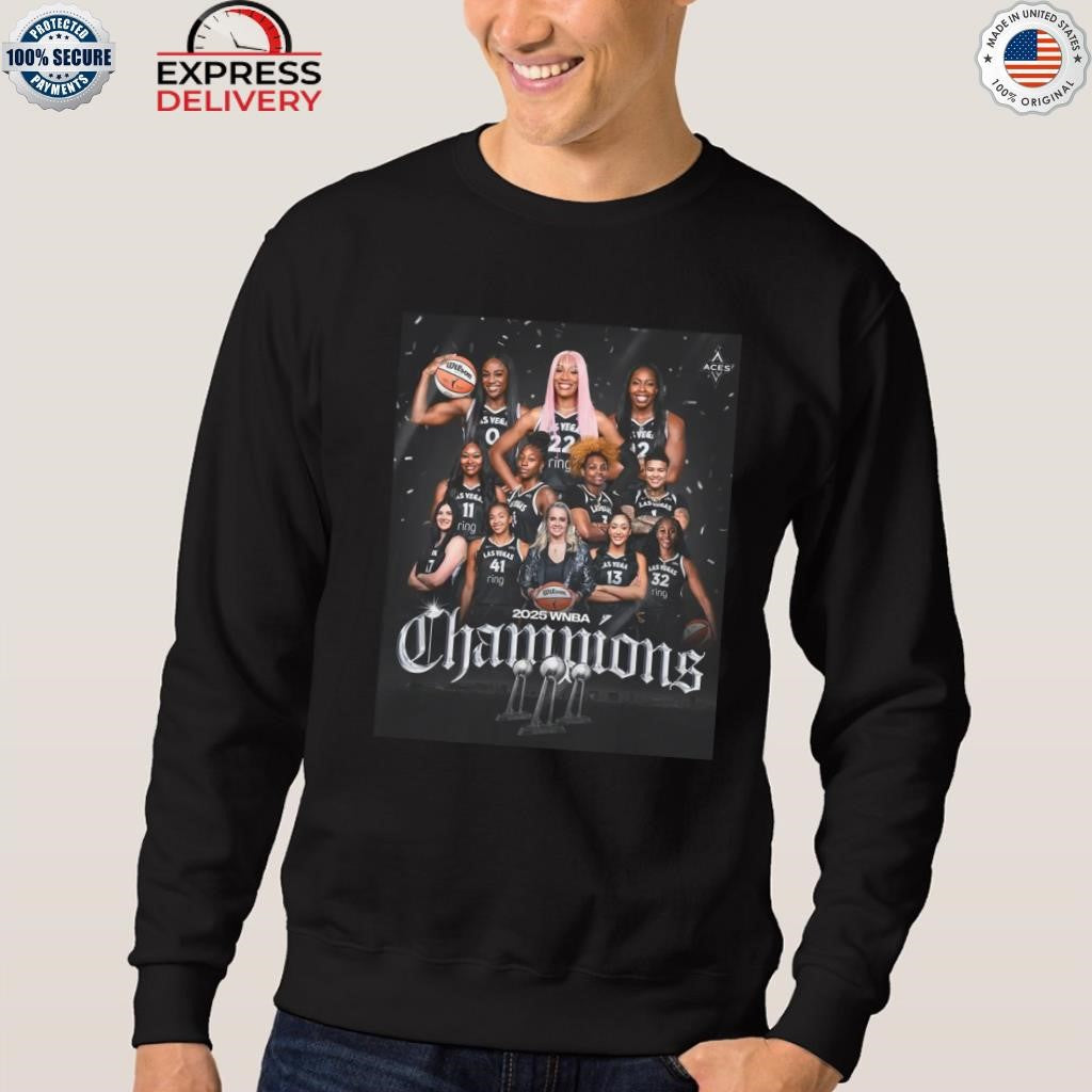 Las Vegas Aces 2025 WNBA Champions Shirt