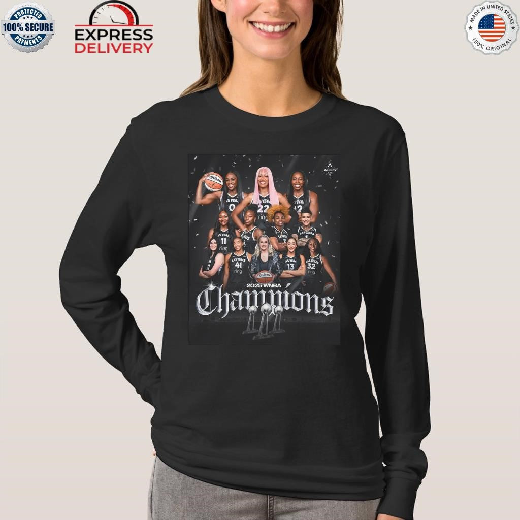 Las Vegas Aces 2025 WNBA Champions Shirt