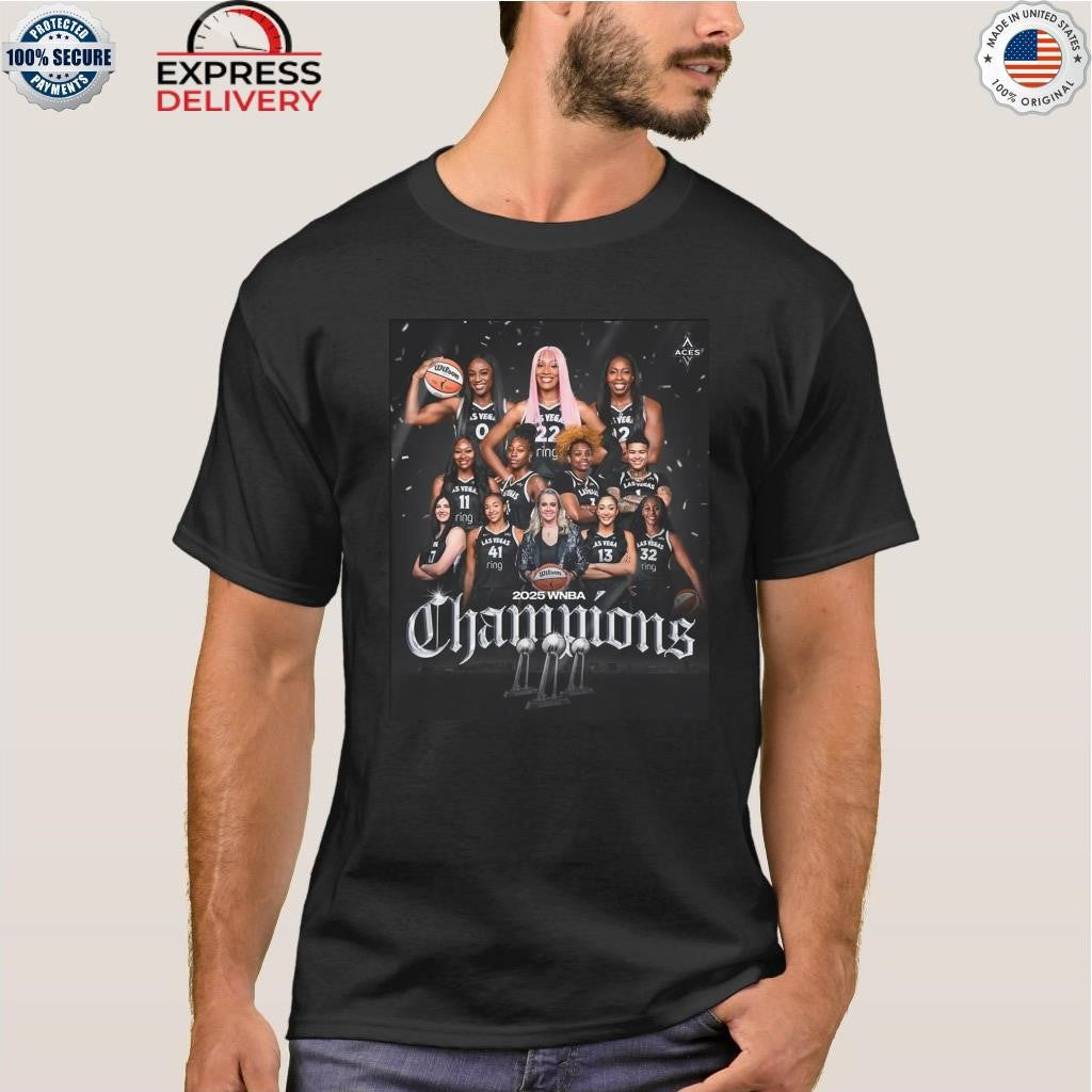 Las Vegas Aces 2025 WNBA Champions Shirt