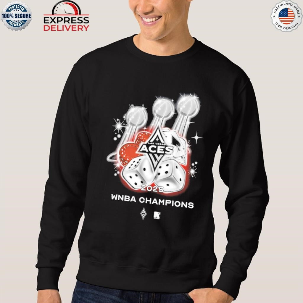 Las Vegas Aces round21 Three-Time WNBA Champions Shirt