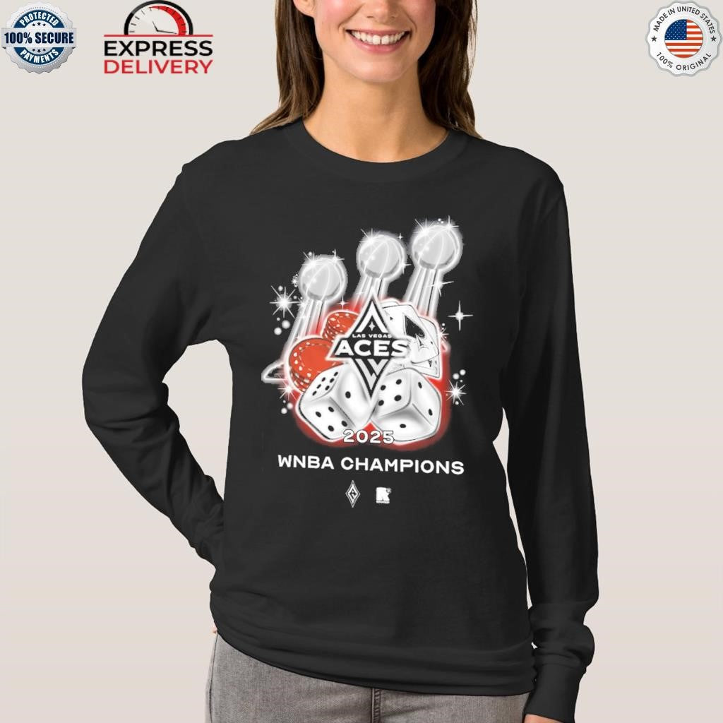 Las Vegas Aces round21 Three-Time WNBA Champions Shirt