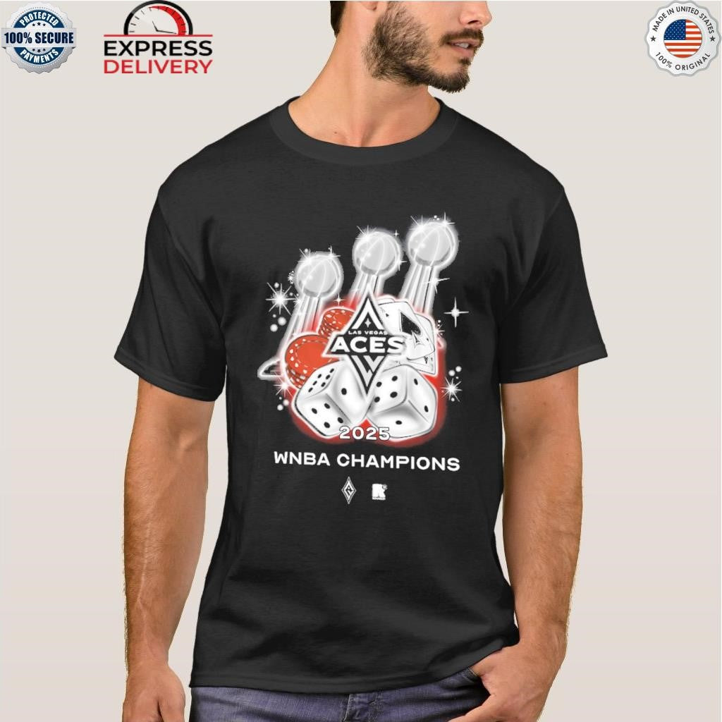 Las Vegas Aces round21 Three-Time WNBA Champions Shirt