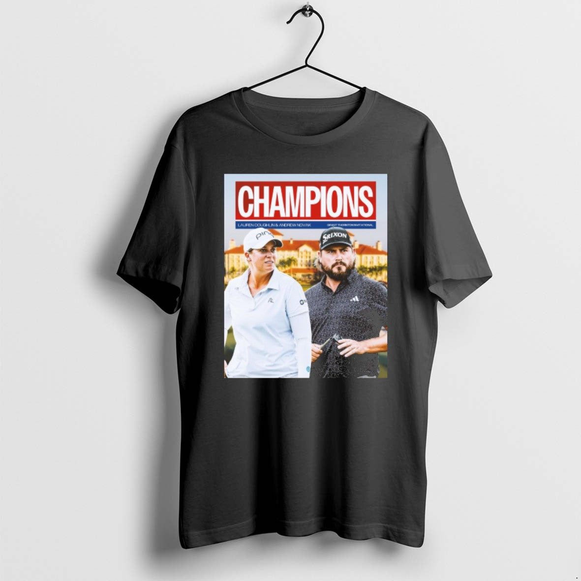 Official Lauren Coughlin And Andrew Novak Champions Grant Thornton Invitational 2025 T-Shirts, Hoodie, Sweatshirt