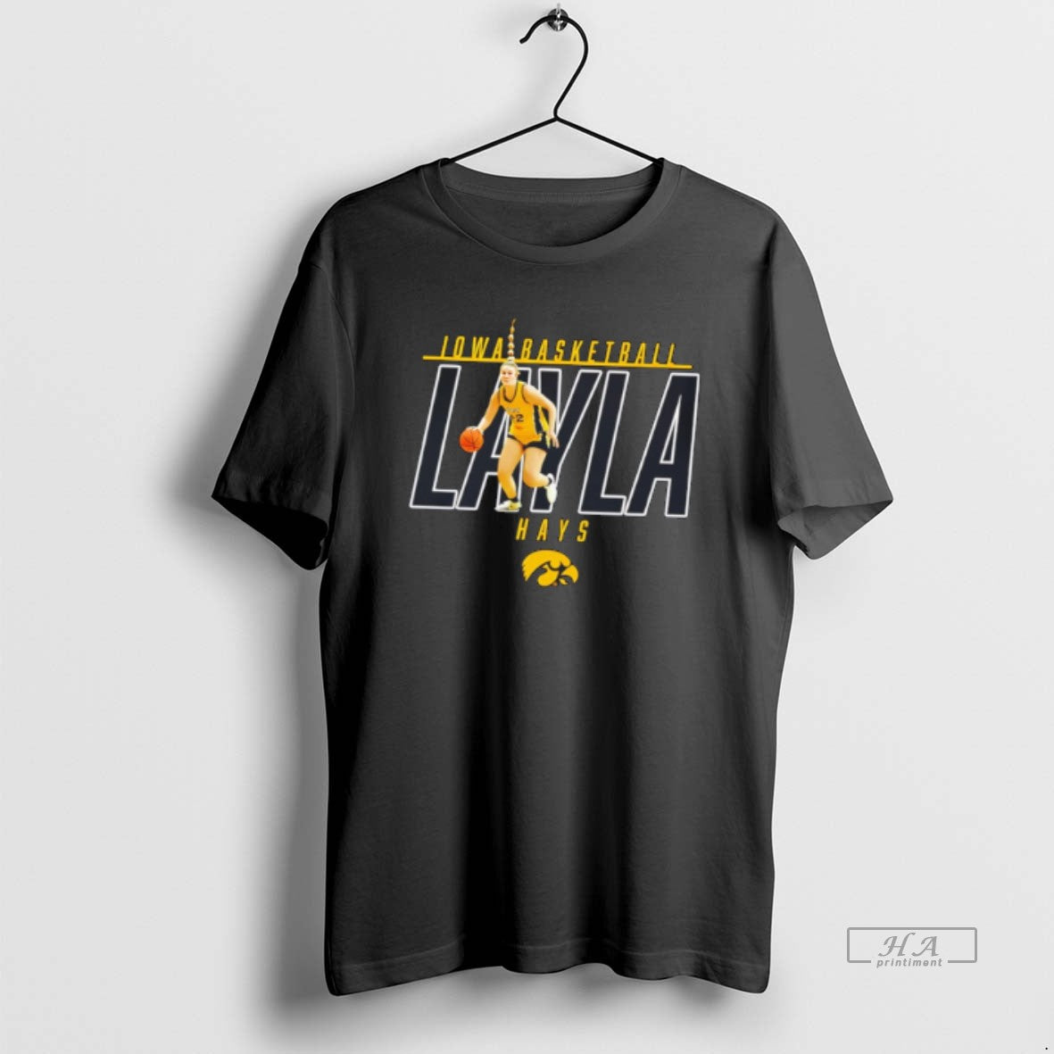 Official Layla Hays Iowa Hawkeyes Illustrated Tee Hoodie, Sweatshirt | InkRitualCo.com