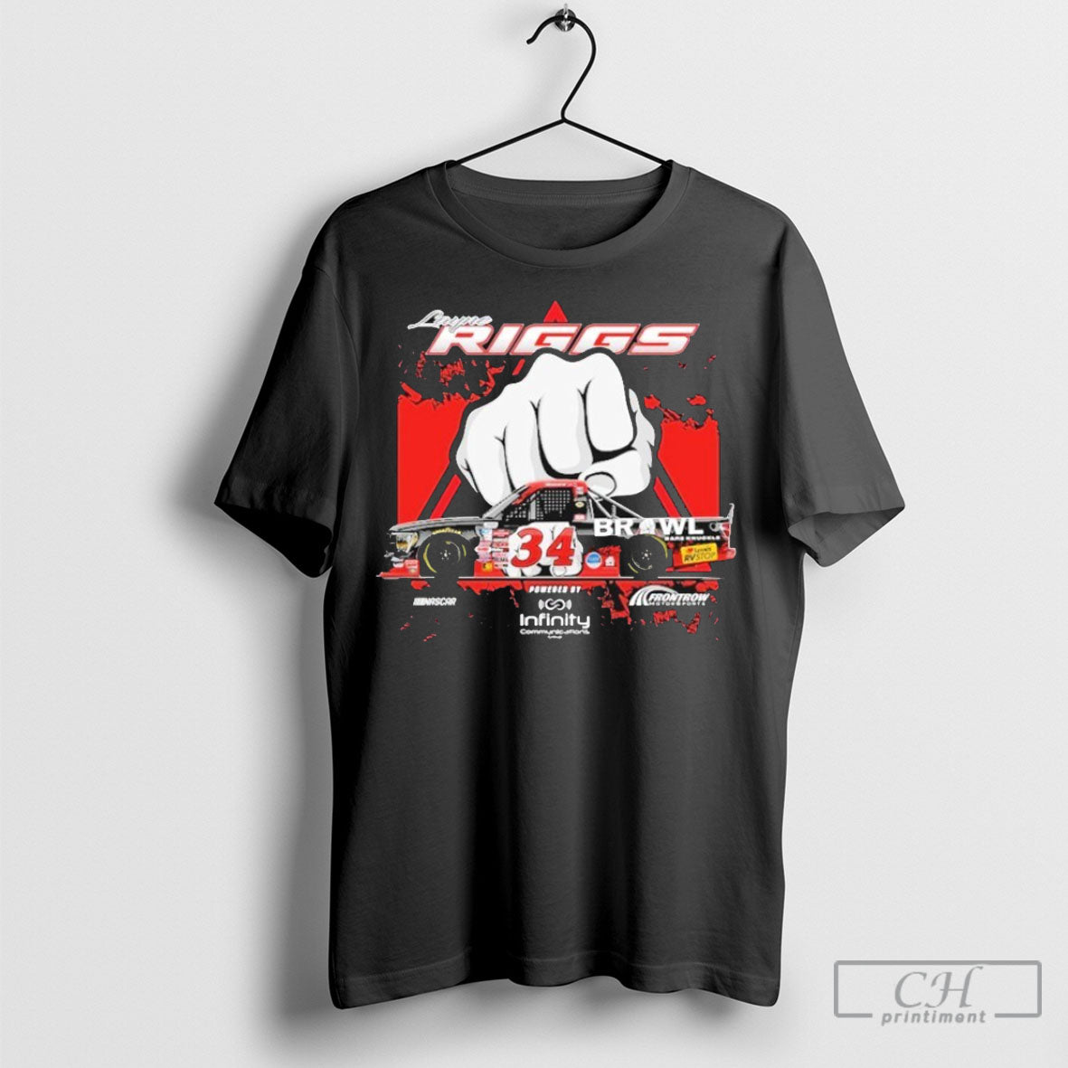 Official Layne Riggs Checkered Flag Sports Bare Knuckle Boxing Car T Shirts Hoodie, Sweatshirt | InkRitualCo.com