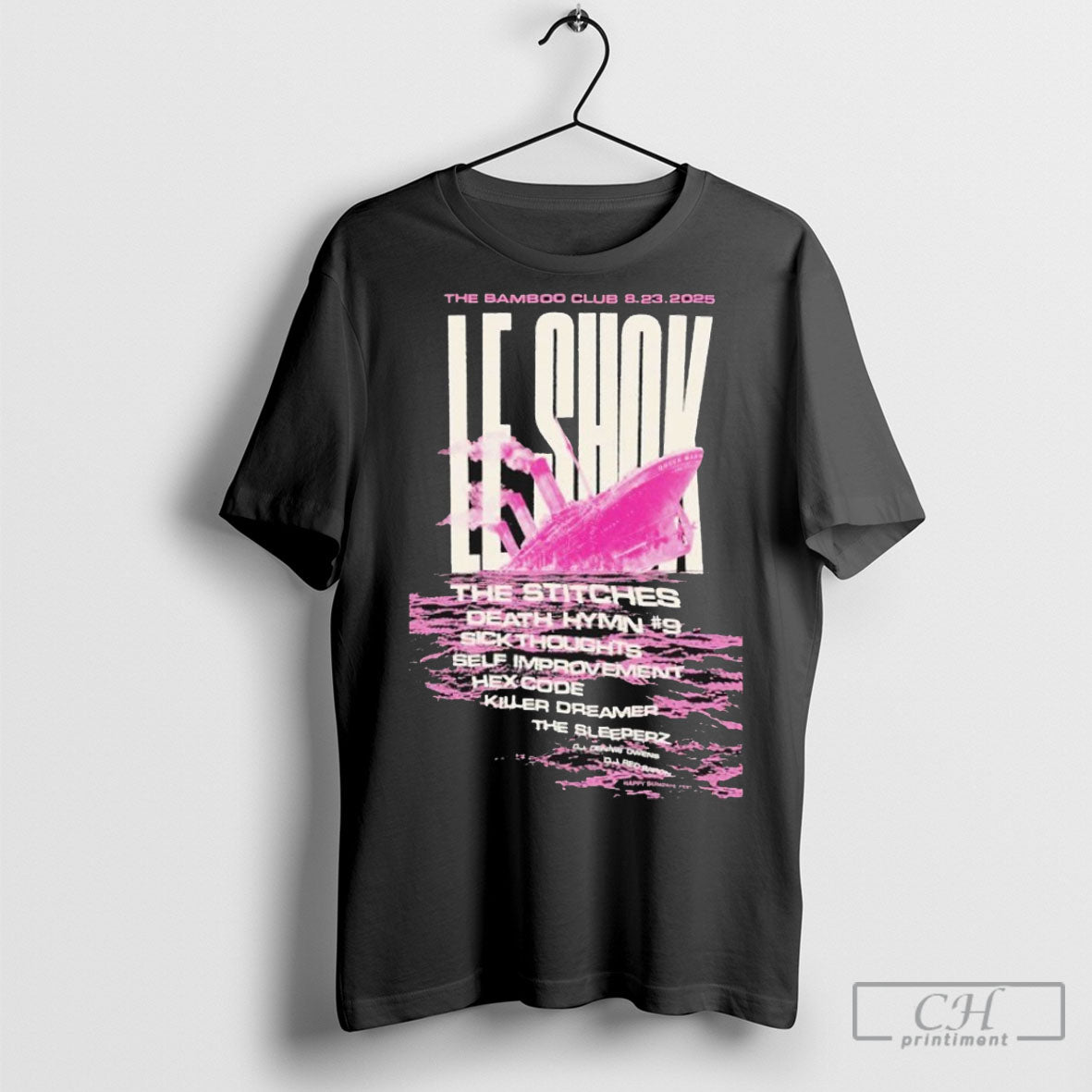 Official Le Shok The Bamboo Club Aug 23 2025 T Shirts Hoodie, Sweatshirt | InkRitualCo.com