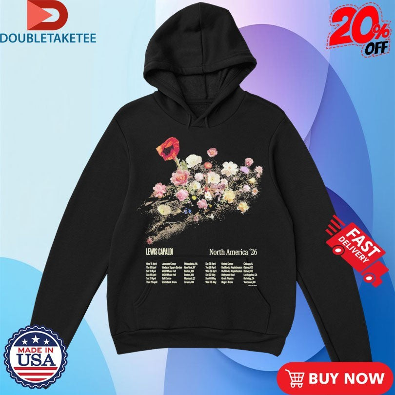 Lewis Capaldi North America 2026 Tour Floral Shirts