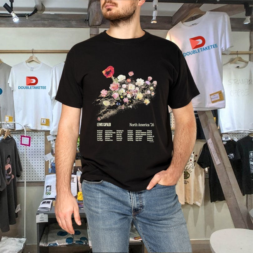 Lewis Capaldi North America 2026 Tour Floral Shirts