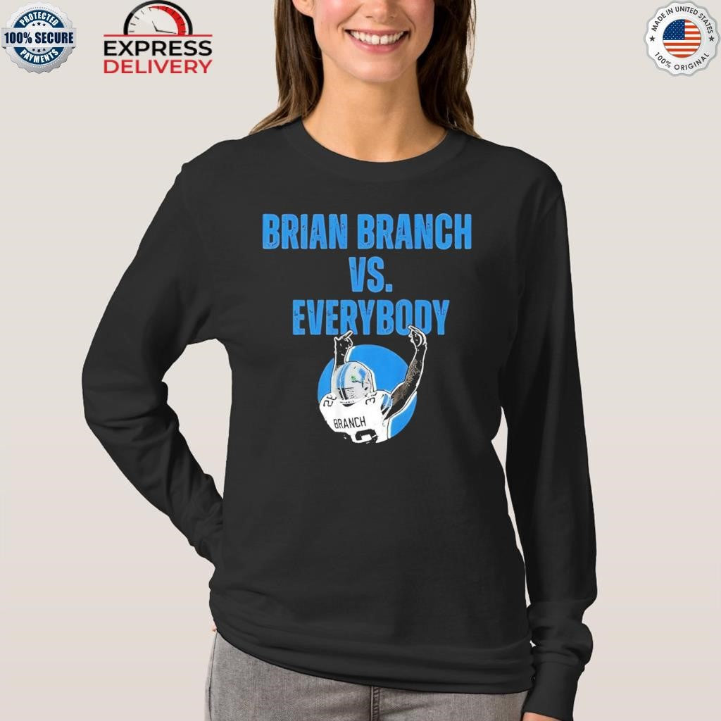Lions Brian Branch Vs Everybody Shirt