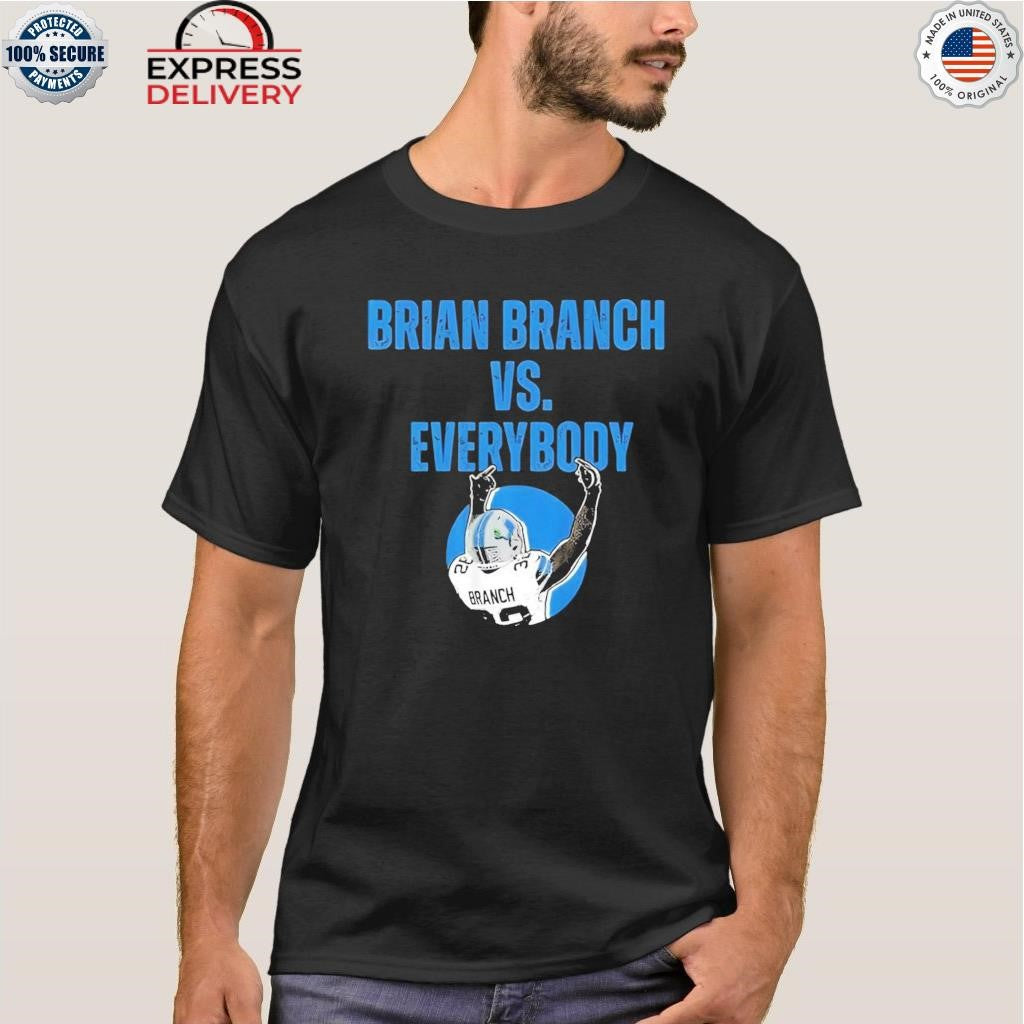 Lions Brian Branch Vs Everybody Shirt