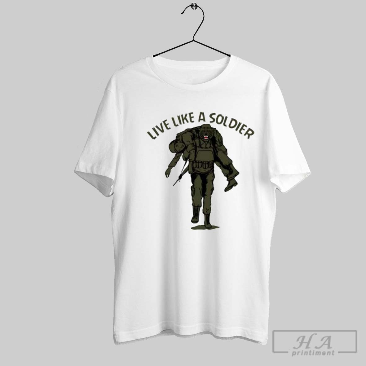 Official Live Like A Soldier Tiger Army Military T-Shirts, Hoodie, Sweatshirt | InkRitualCo.com