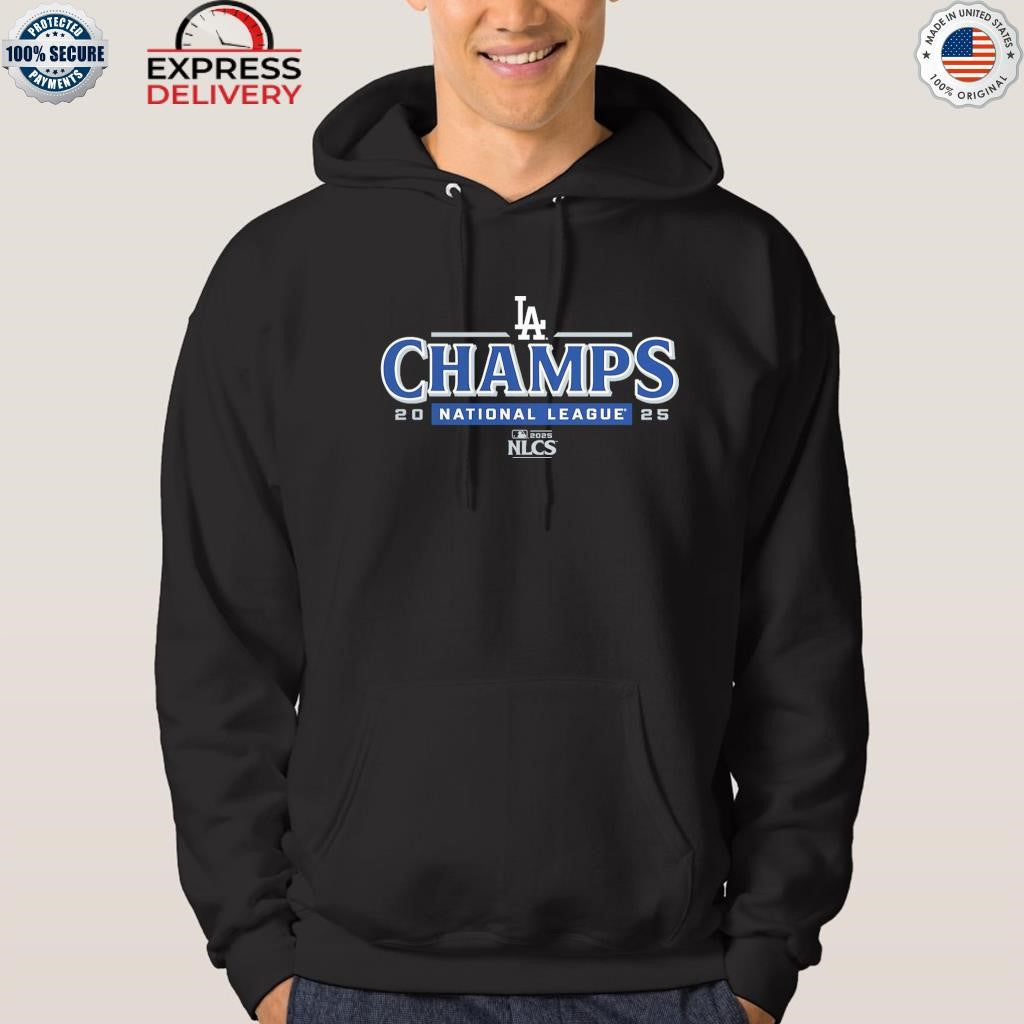 Los Angeles Dodgers 2025 National League Champions Bloop Single Roster Shirt