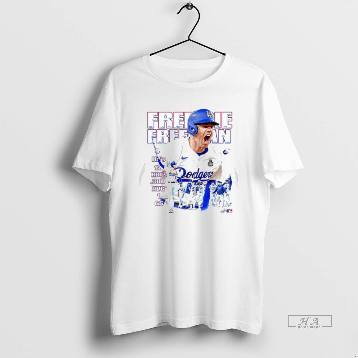 Official Los Angeles Dodgers Freedie Freeman 4 Hr2 12 Rbis 5 Graphic T-Shirts, Hoodie, Sweatshirt | InkRitualCo.com