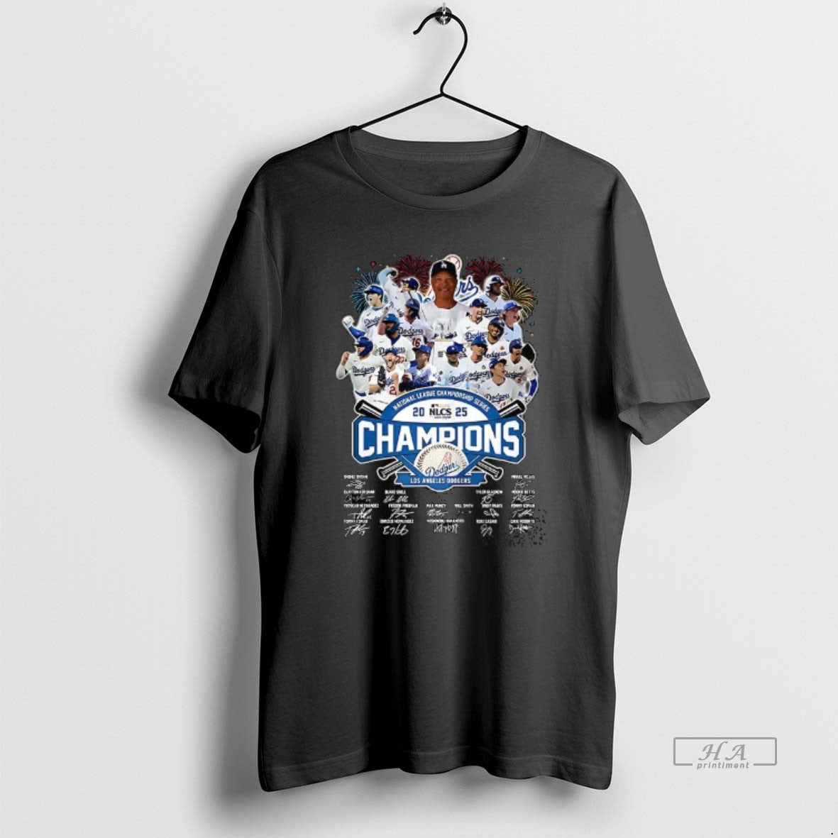 Official Los Angeles Dodgers National League Championship Series 2025 Nlcs Champions Signature T-Shirts, Hoodie, Sweatshirt