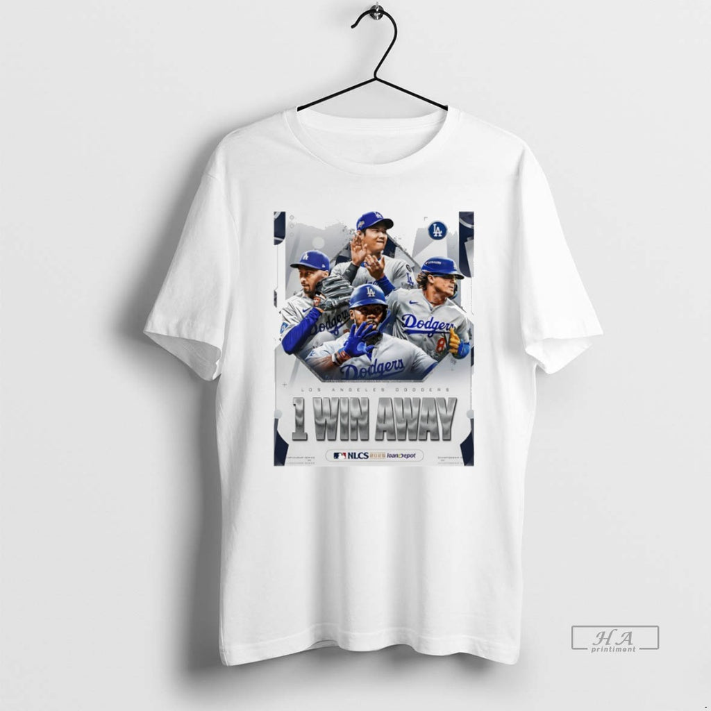 Official Los Angeles Dodgers One Win Away National League T-Shirts, Hoodie, Sweatshirt | InkRitualCo.com