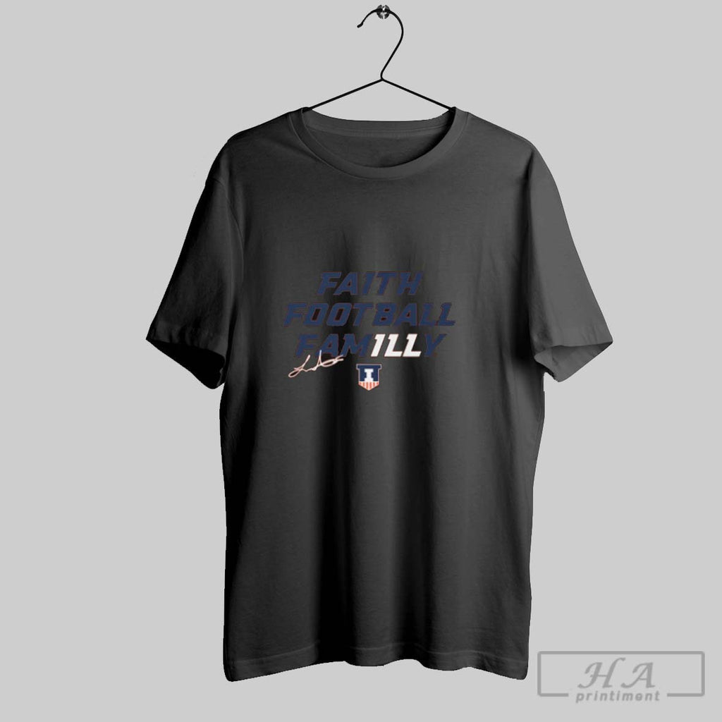 Official Luke Altmyer Faith Football Familly Illinois Fighting Illini Football Ncaa Signature T-Shirts, Hoodie, Sweatshirt