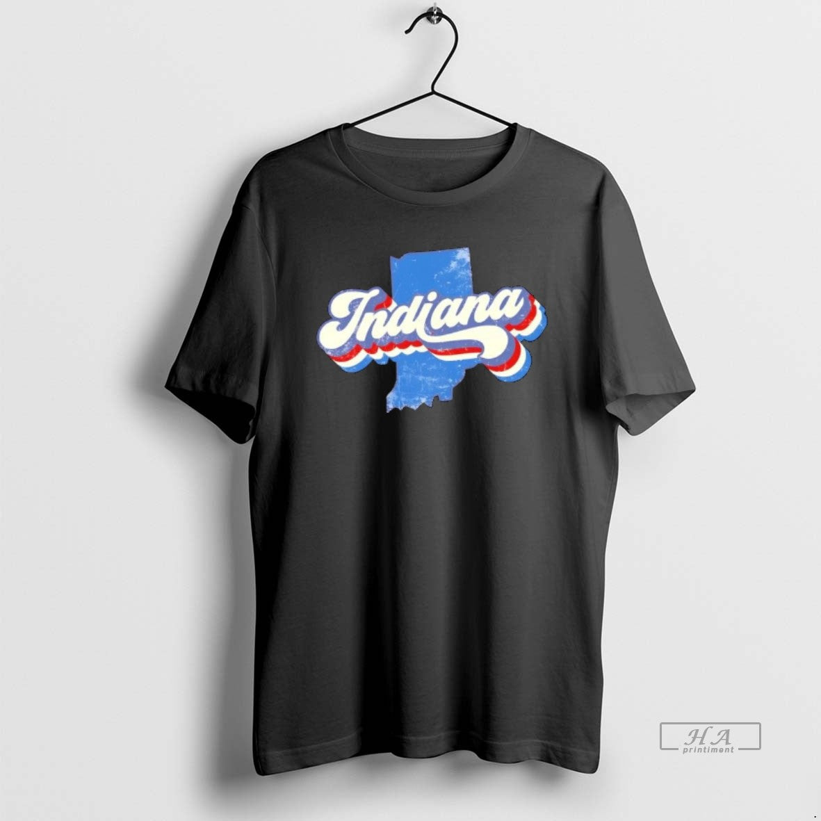 Official Map Indiana State Vintage Retro T-Shirts, Hoodie, Sweatshirt | InkRitualCo.com