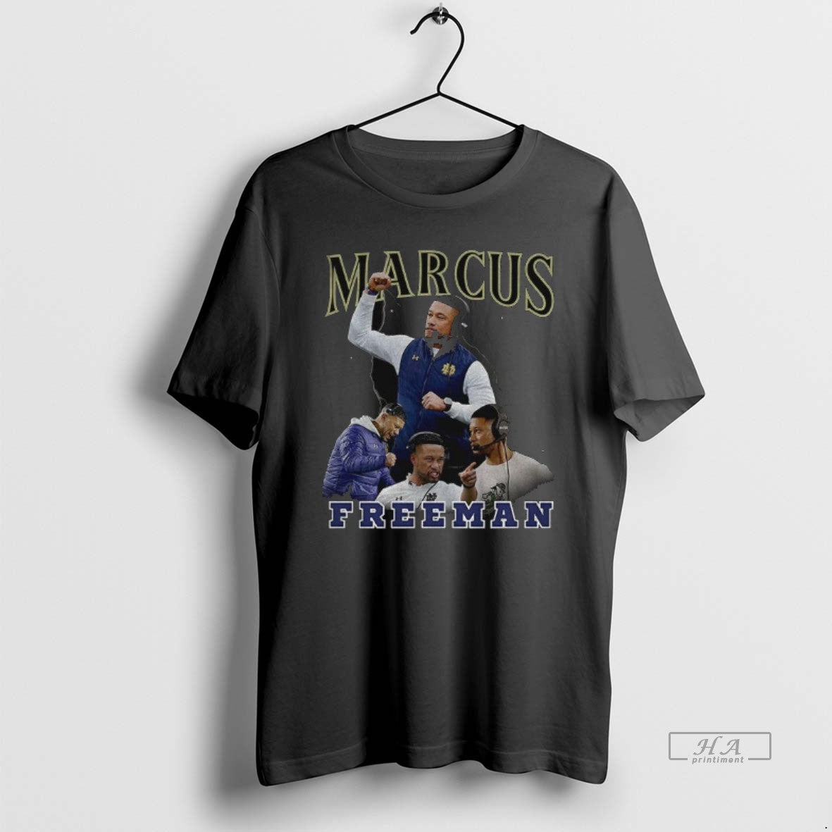 Official Marcus Freeman Notre Dame Fighting Irish Football Graphic Vintage T-Shirts, Hoodie, Sweatshirt | InkRitualCo.com