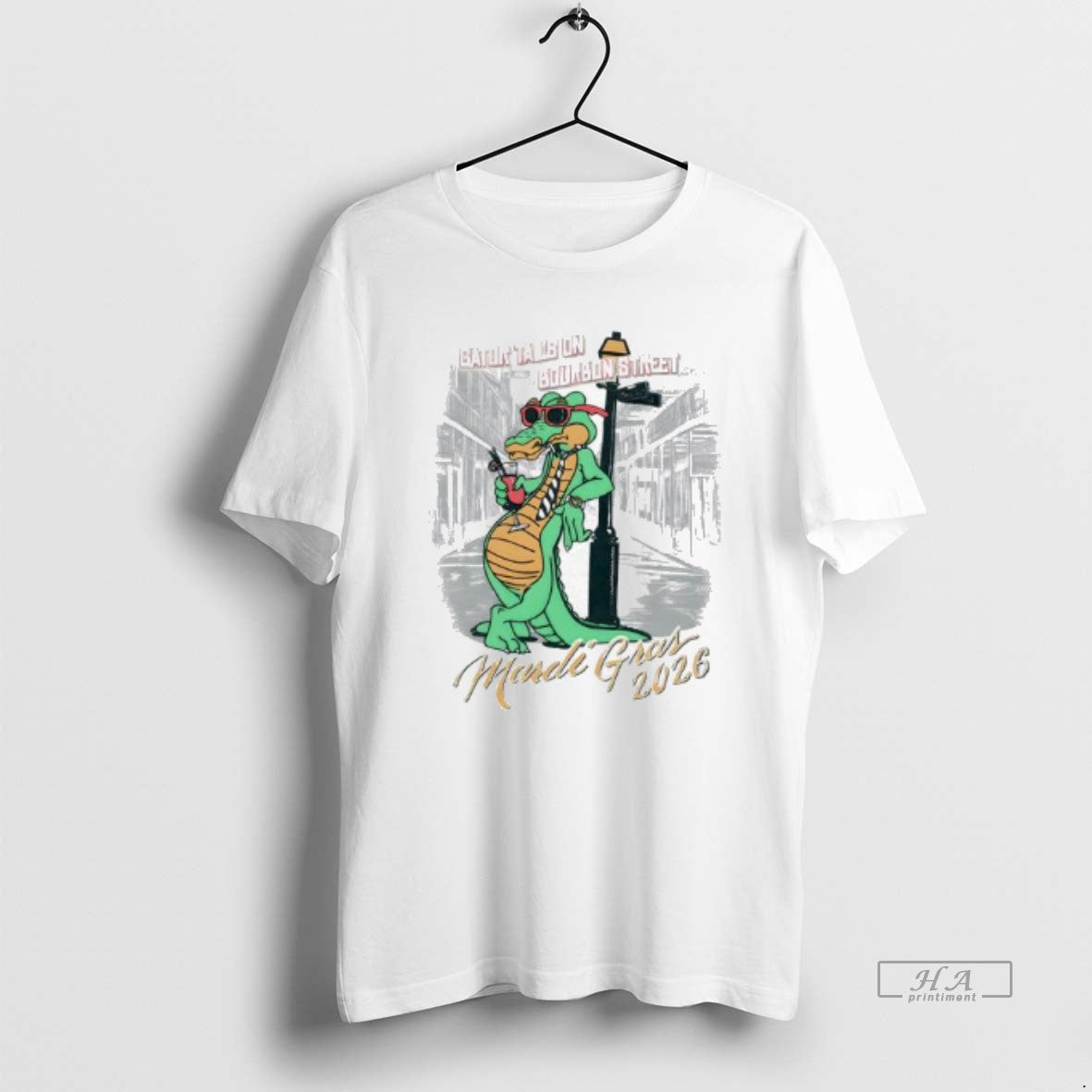 Official Mardi Gras 2026 Gator Tails On Bourbon Street T-Shirts, Hoodie, Sweatshirt | InkRitualCo.com