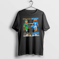 Official Mascots Notre Dame Fighting Irish On Saturdays X Detroit Lions On Sundays Skyline T-Shirts, Hoodie, Sweatshirt