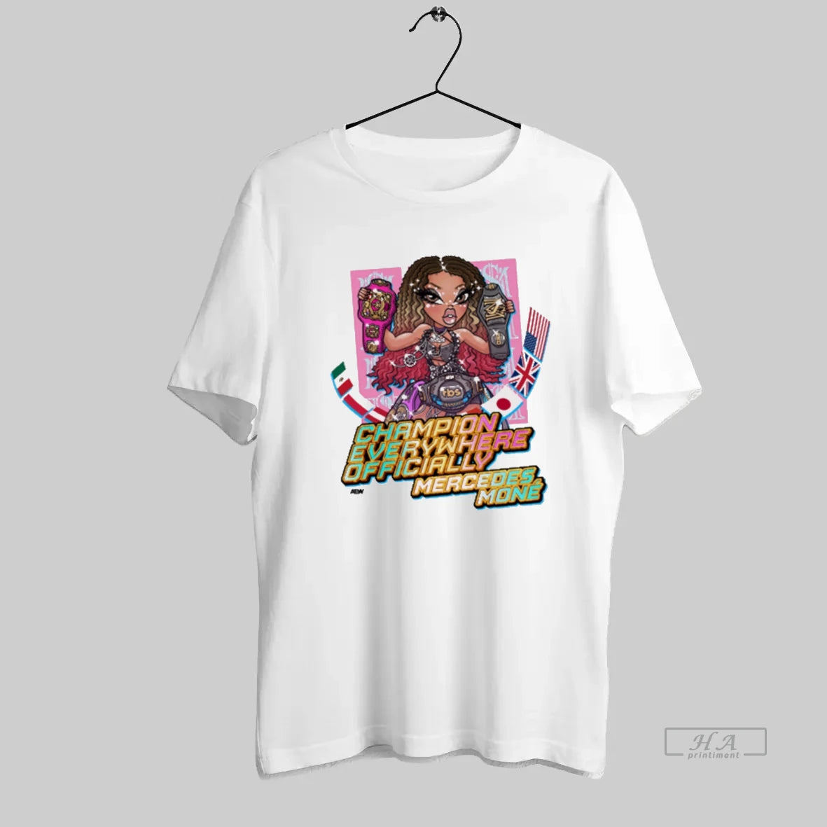 Official Mercedes Mone Champion Everywhere Aew 2025 T-Shirts, Hoodie, Sweatshirt | InkRitualCo.com