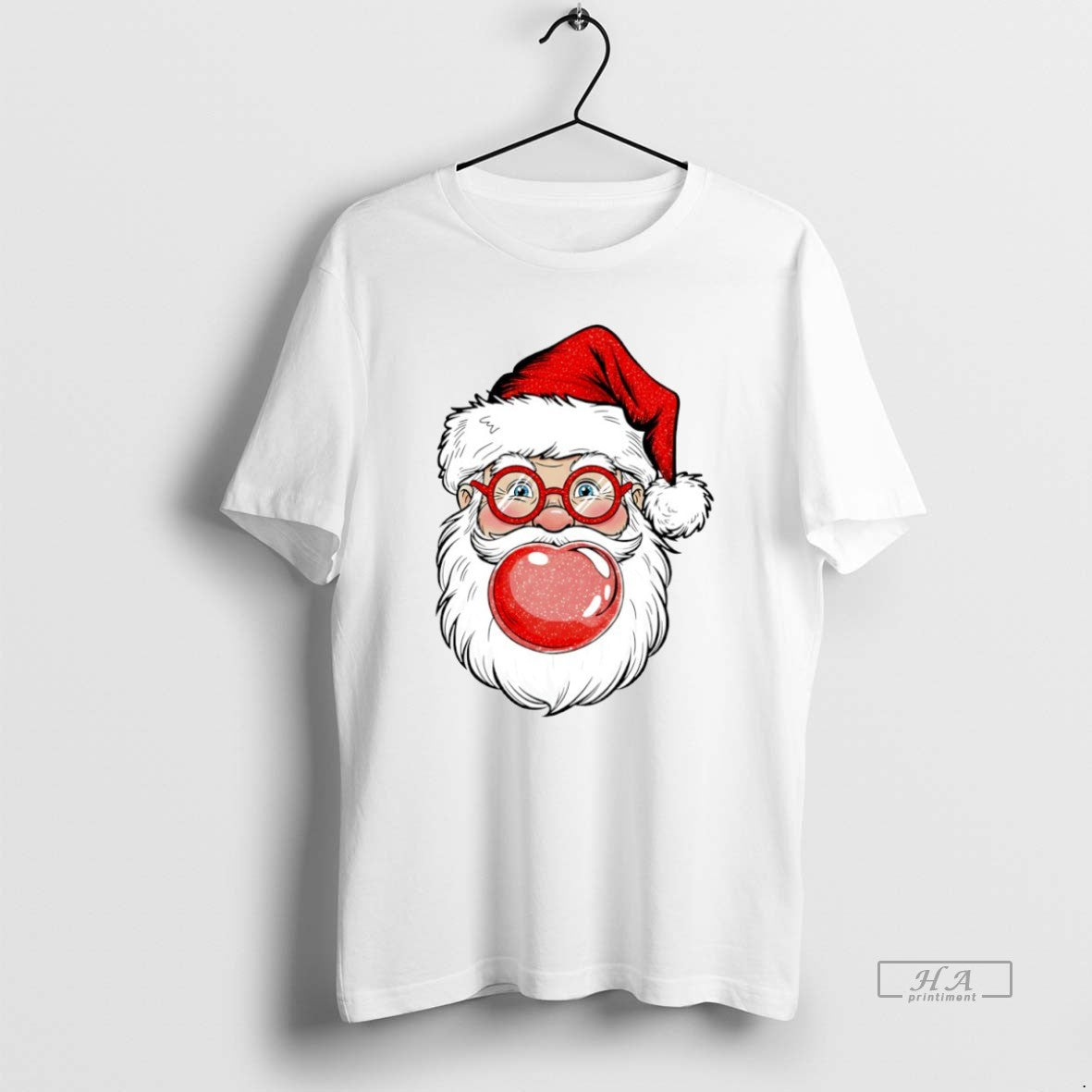 Official Merry Christmas Santa Claus Bubble Gum Circle T-Shirts, Hoodie, Sweatshirt | InkRitualCo.com