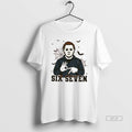 Official Michael Myers Bat Six Seven 6 7 Meme Spooky Halloween T-Shirts, Hoodie, Sweatshirt | InkRitualCo.com