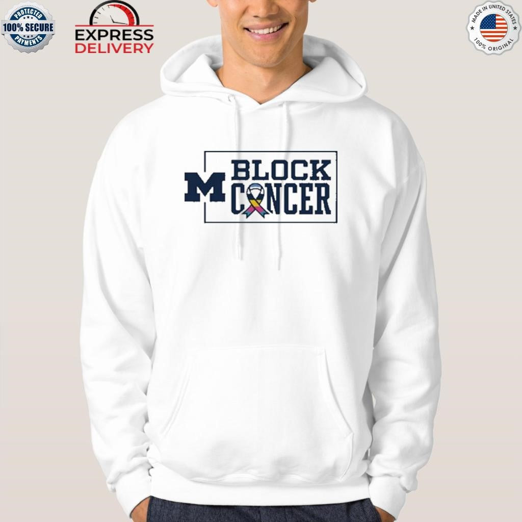 Michigan Block Cancer Football Shirt