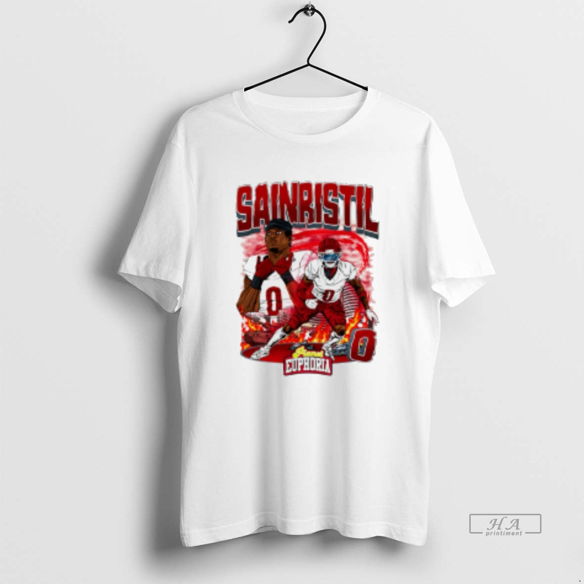 Official Mike Sainristil Washington Commanders Player Skyline Comic T-Shirts, Hoodie, Sweatshirt | InkRitualCo.com