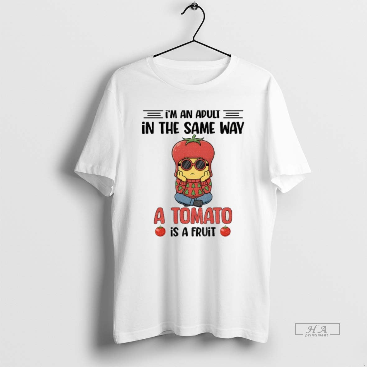 Official Minion Im An Adult In The Same Way A Tomato Is A Fruit T-Shirts, Hoodie, Sweatshirt | InkRitualCo.com