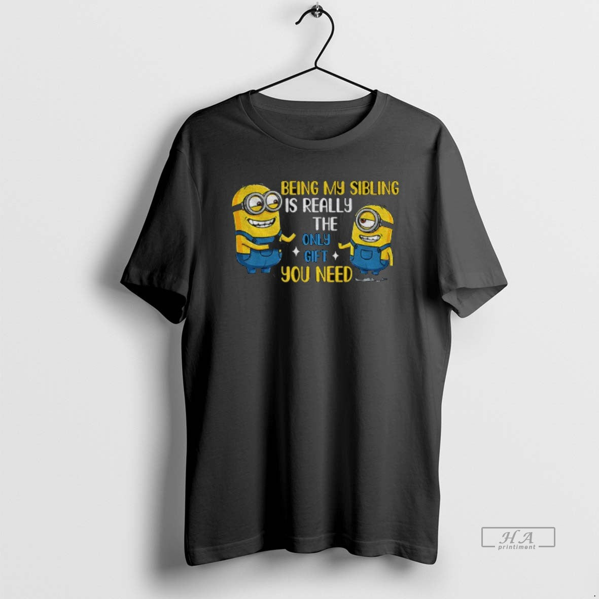 Official Minion Being My Sibling Is Really The Only Gift You Need T-Shirts, Hoodie, Sweatshirt | InkRitualCo.com