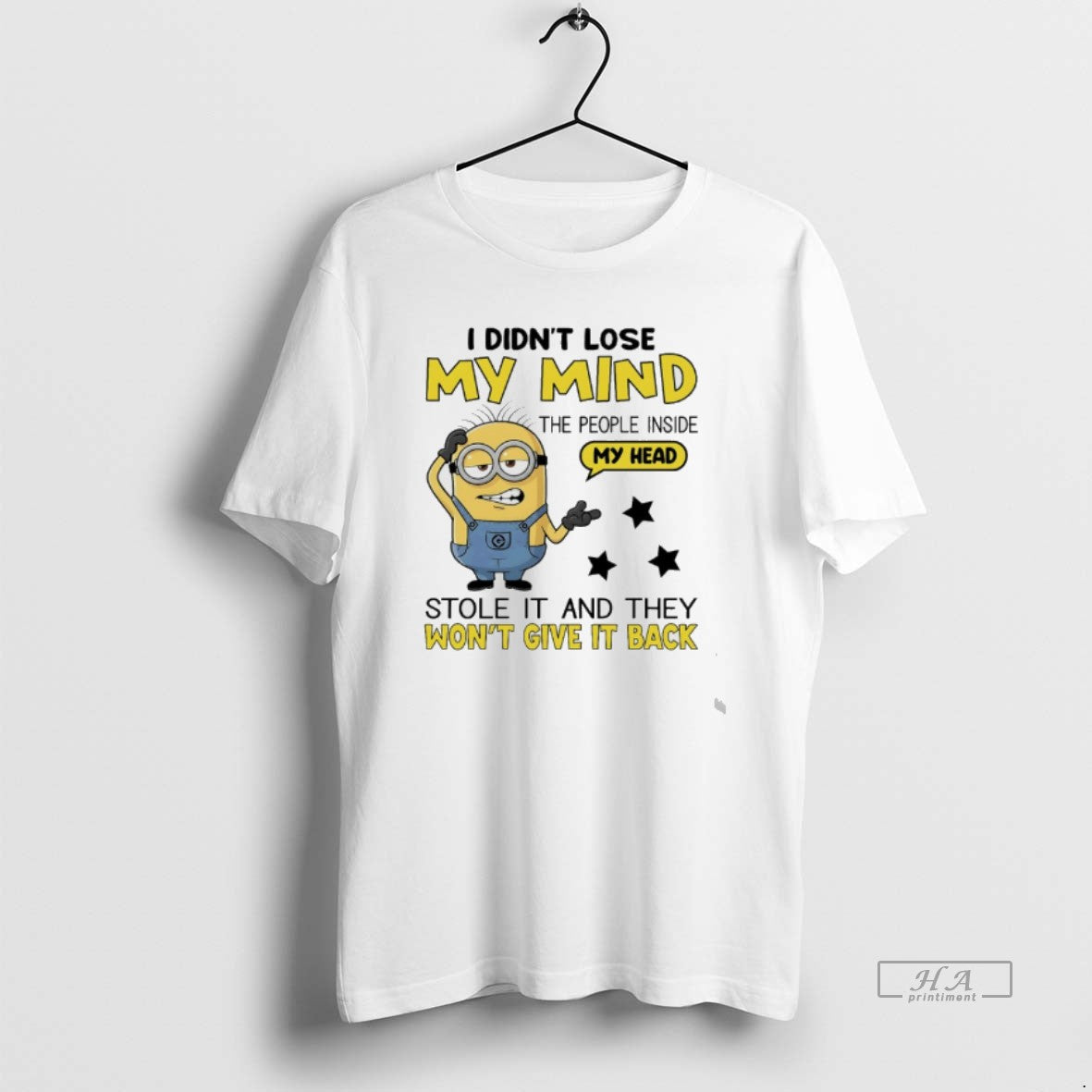 Official Minions I Didnt Lose My Mind The People Inside My Head Stole It And T-Shirts, Hoodie, Sweatshirt | InkRitualCo.com