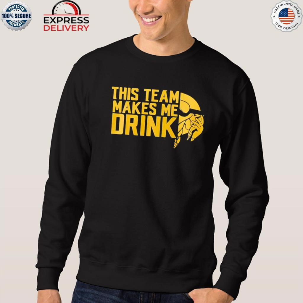 Minnesota Vikings This Team Makes Me Drink Shirt