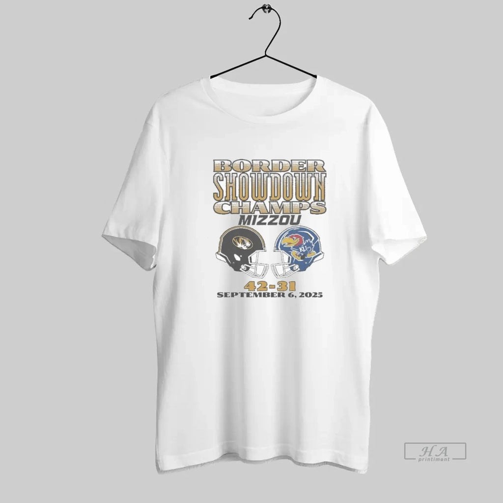 Official Missouri Football Border Showdown Champs 42 31 September 2025 T-Shirts, Hoodie, Sweatshirt | InkRitualCo.com